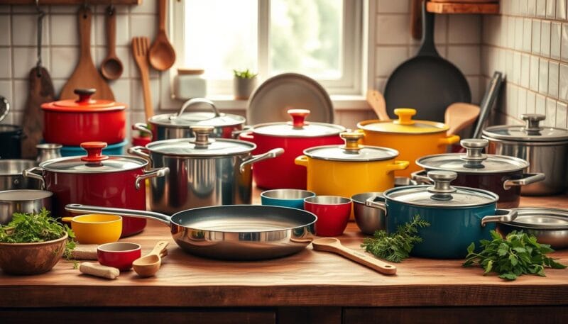 panelas e equipamentos culinários