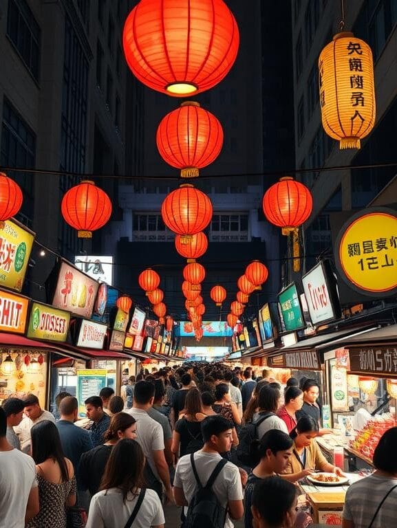 influência asiática, pratos