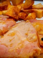 Tender com molho de laranja