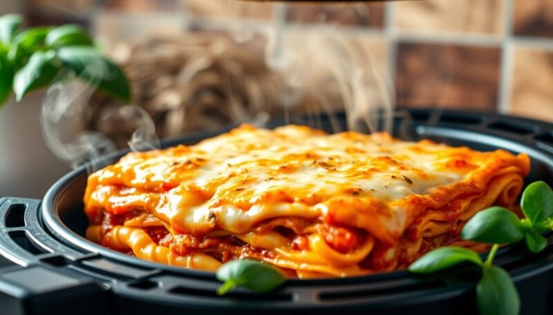 lasanha gratinada na air fryer
